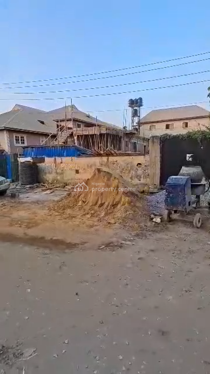 Dry Half Plot of Land,fully Fenced and Gated in a Secured Estate., Ago Palace, Isolo, Lagos, Land for Sale