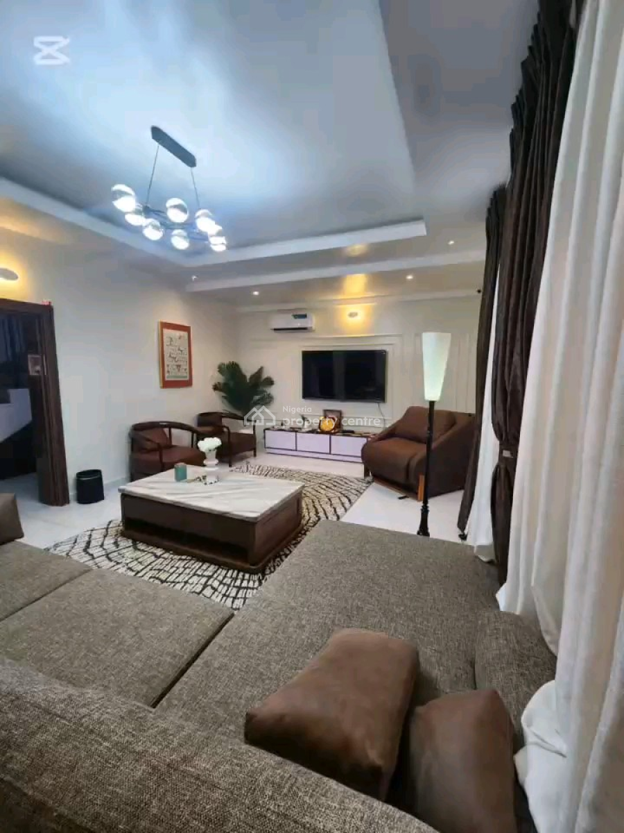 Luxury Fully Furnished 4-bedroom Terrace Duplex with Bq, Katampe Extension, Katampe, Abuja, Terraced Duplex for Rent