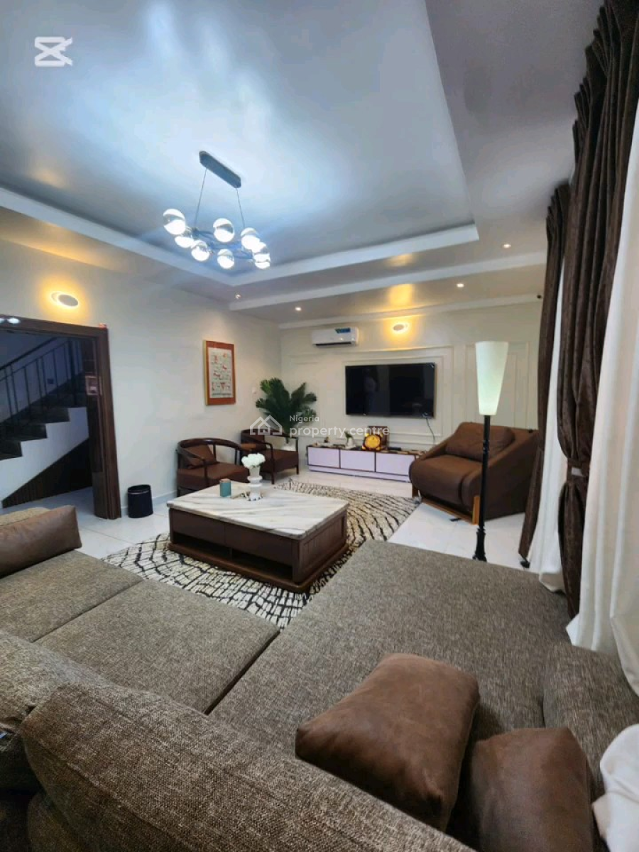 Luxury Fully Furnished 4-bedroom Terrace Duplex with Bq, Katampe Extension, Katampe, Abuja, Terraced Duplex for Rent