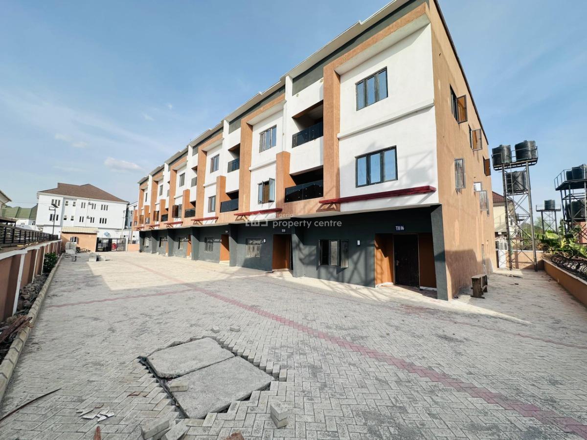 a Newly Built 4-bedroom Terrace Duplex + 1bq, After America School., Durumi, Abuja, Terraced Duplex for Sale
