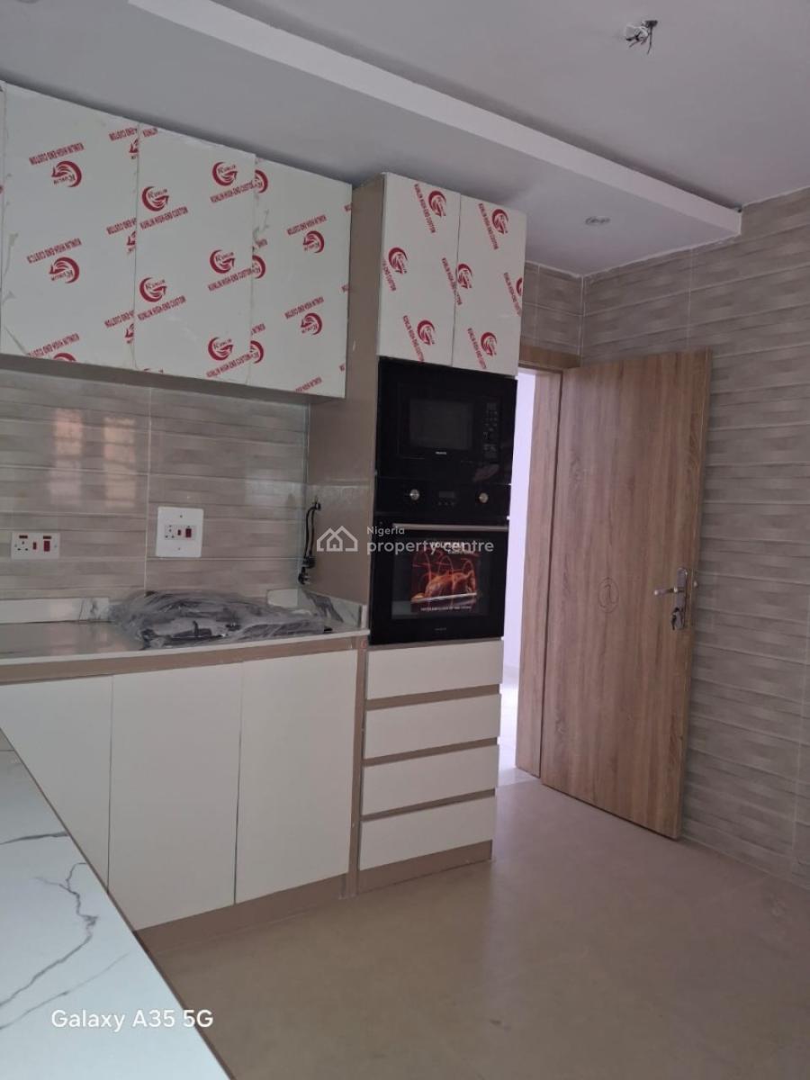 Brand New 3 Bedroom Apartment,comes with Microwave,gas,oven Etc, Located Inside an Estate,personal Tank,only 2 People in The Compound,, Sangotedo, Ajah, Lagos, Flat / Apartment for Rent