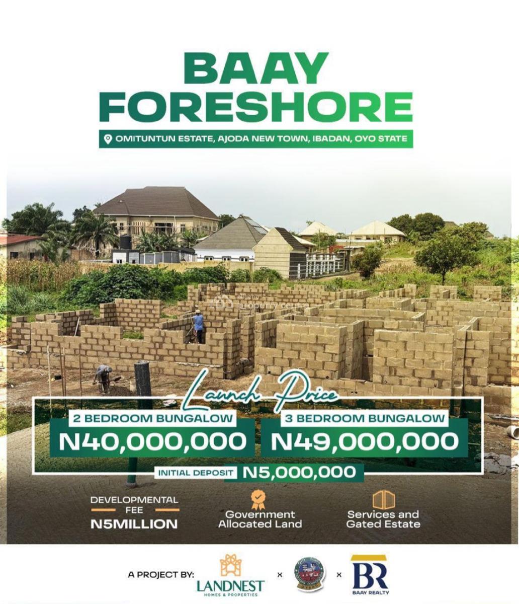 2bed Bungalows with Luxury Design Selling Now in Ibadan, Baayforeshore, Ibadan, Ibadan, Oyo, Detached Bungalow for Sale