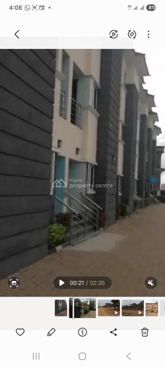 Cooperate 4 Bedroom Terrace Duplex 6 Units in Compound, Gudu, Abuja, Terraced Duplex for Rent