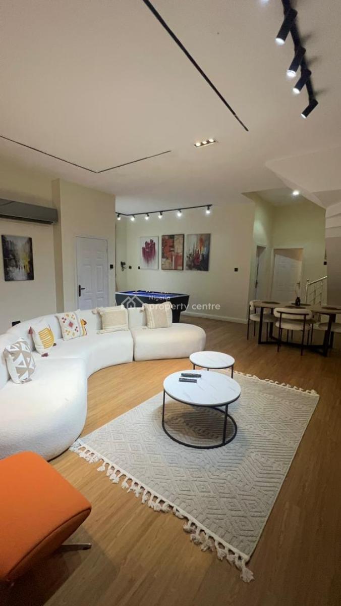 Exquisit 4bedroom Semi Detached Duplex, + Bq & Pool in a Secure Estate, Agungi, Lekki, Lagos, Semi-detached Duplex for Rent