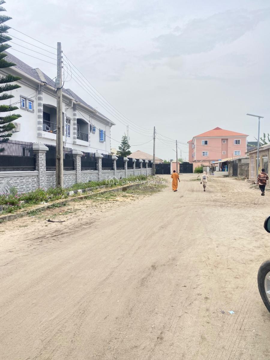 650sqm Fenced and Gated Land in a Built Up Area, Peaceland Ogombo Ajah, Ogombo, Ajah, Lagos, Residential Land for Sale