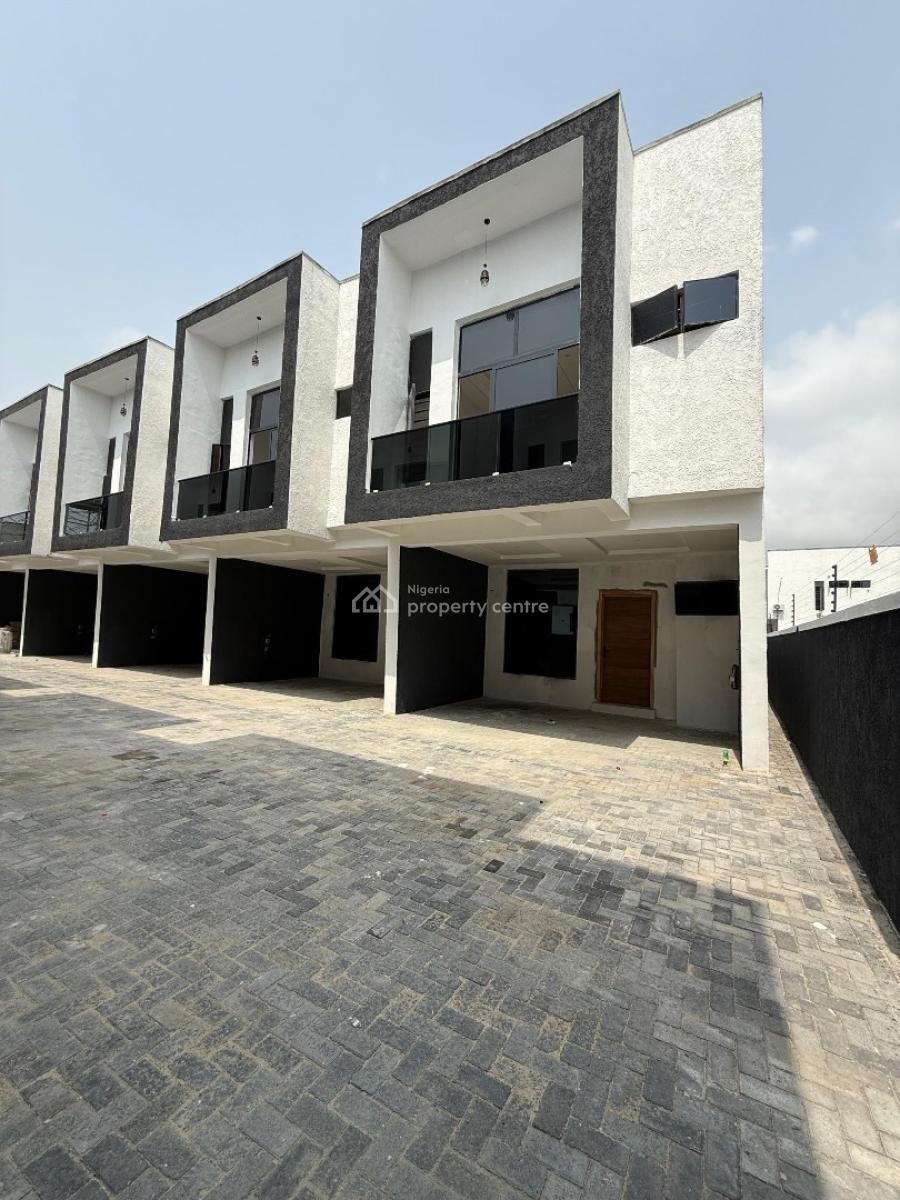 Beautiful 4 Bedroom Terrace Duplex in a Secure Estate, Ikota, Lekki, Lagos, Terraced Duplex for Rent