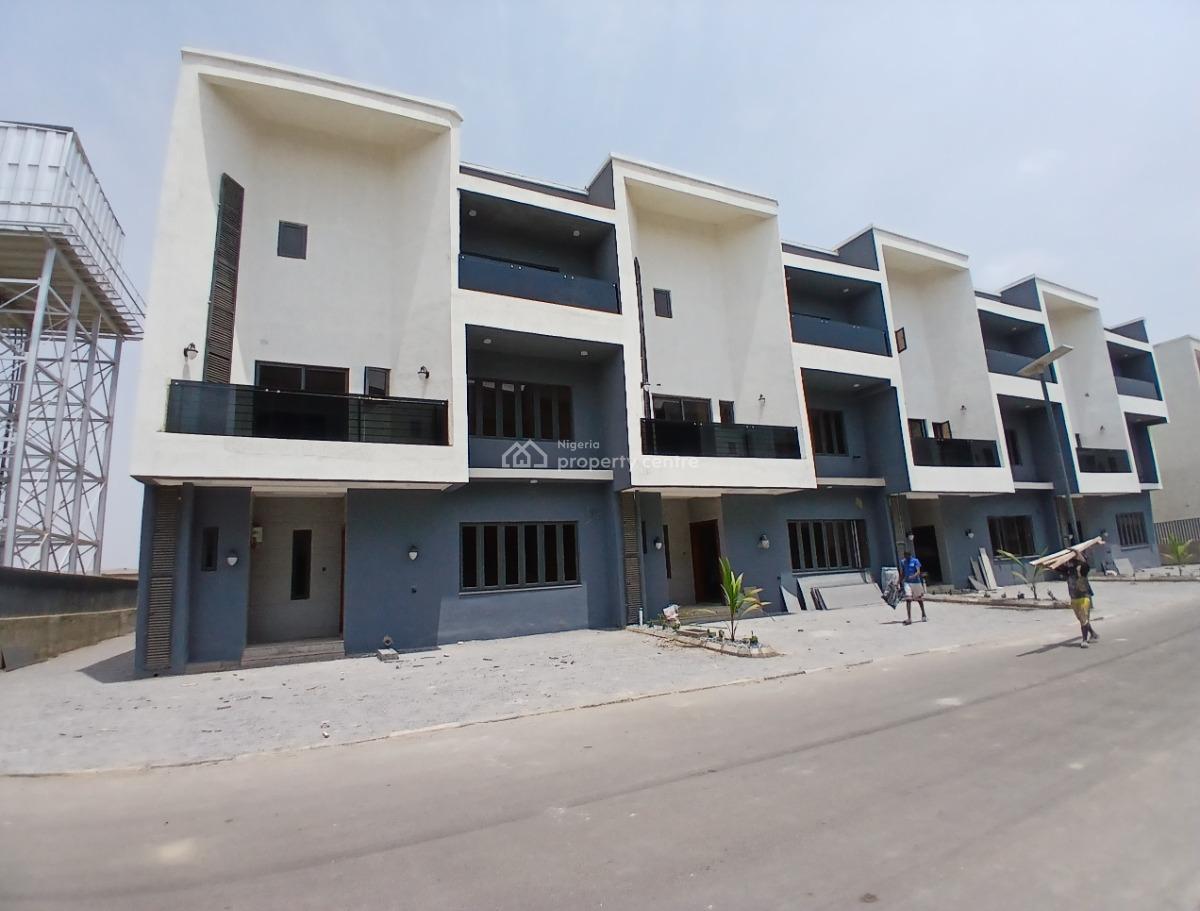 Magnificent 4 Units of 4-bedroom Terrace Duplexes with Bq, Along Games Village, Galadimawa, Abuja, Terraced Duplex for Sale
