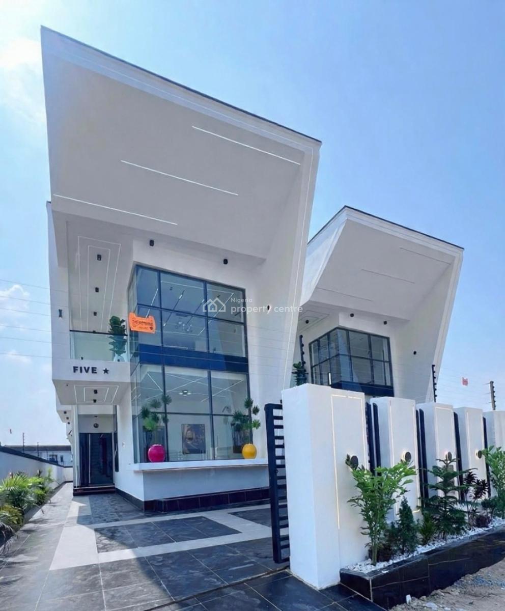 Contemporary 5 Bedroom Detached Duplex with Swimming Pool and Bq, Ajah, Ajah, Lagos, Detached Duplex for Sale