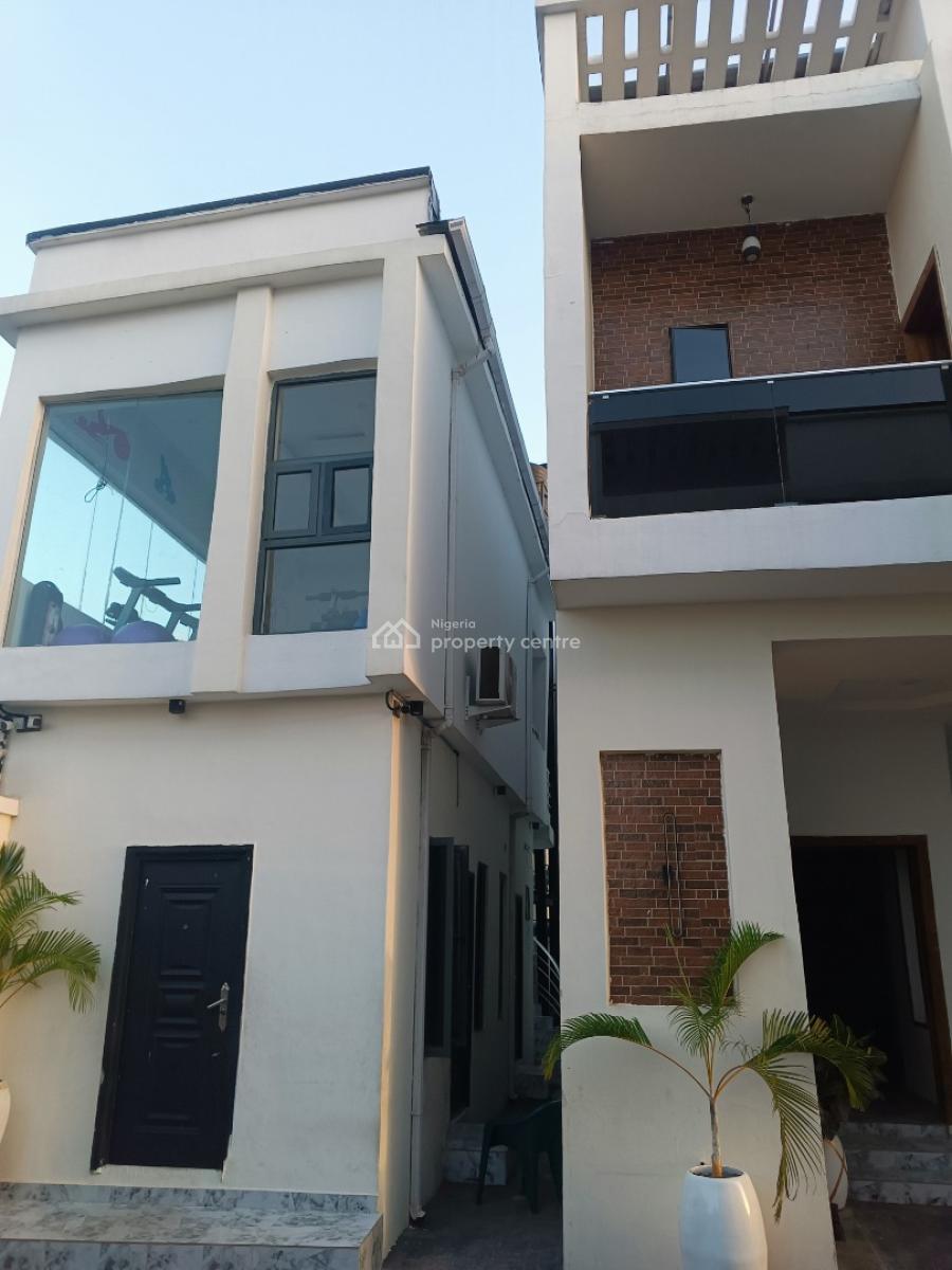 Luxury Brand New 4-bed Terrace Duplex, Admiralty Homes Estate, Alpha Beach Road, New-road Bustop, Igbo Efon, Lekki, Lagos, Terraced Duplex for Sale