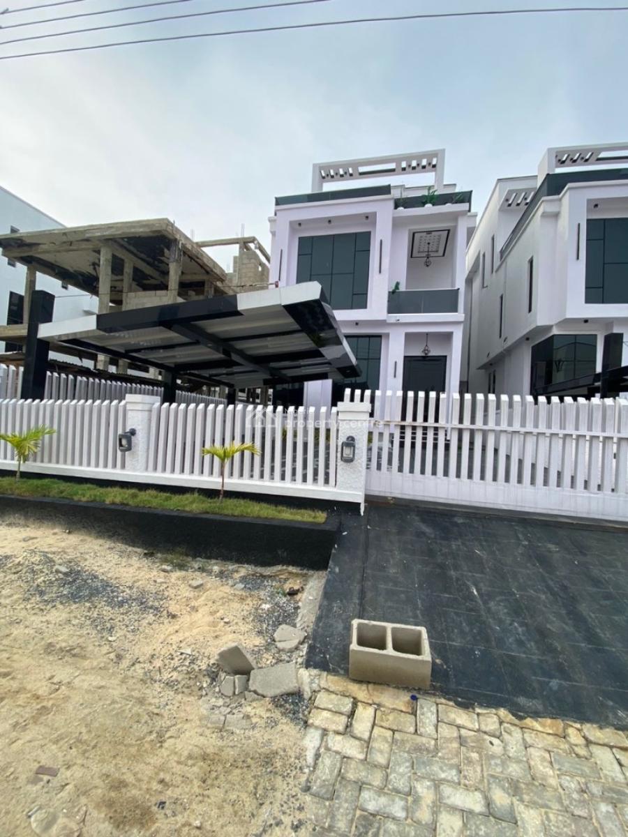 a Contemporary 5 Bedrooms Fully Detached Duplex with Bq, Megamound Estate Ikota -gated Estate, Ikota, Lekki, Lagos, Detached Duplex for Sale