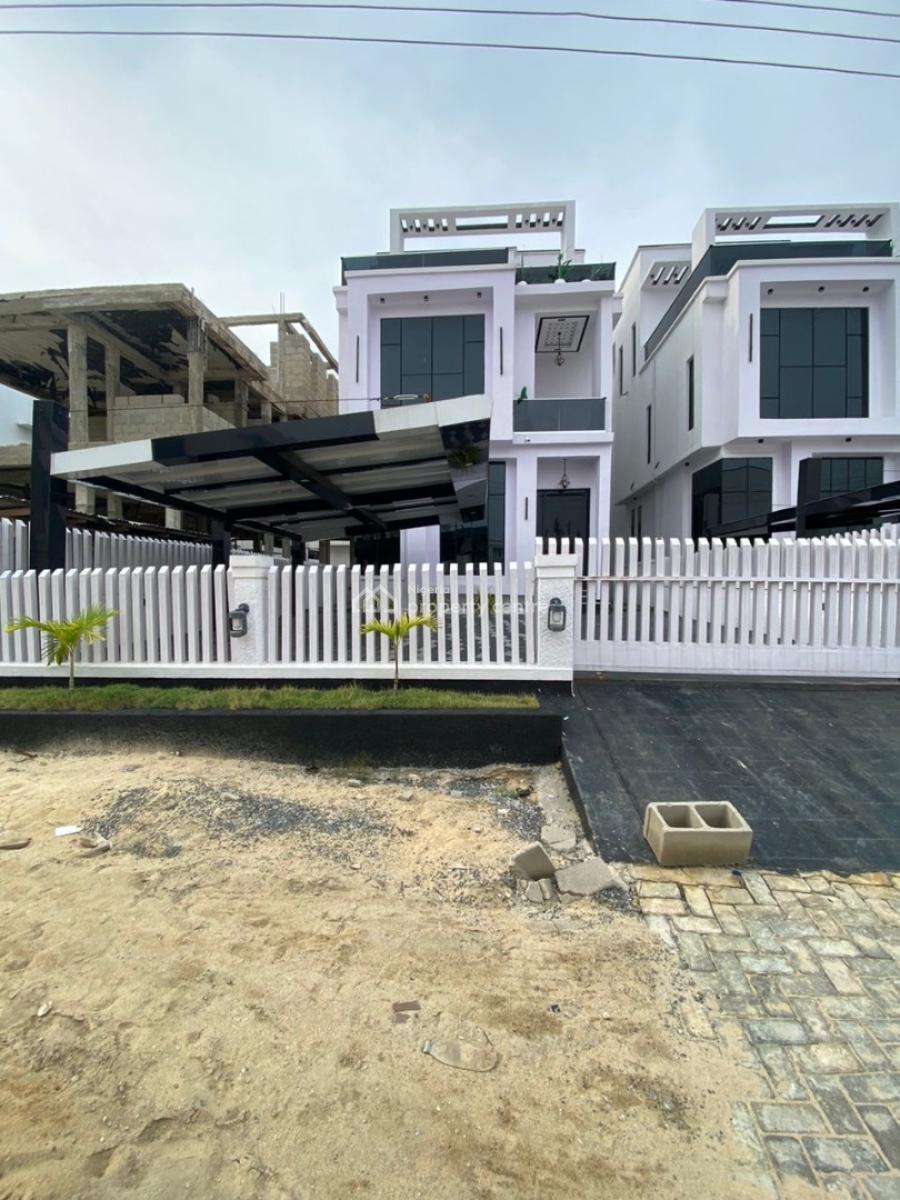a Contemporary 5 Bedrooms Fully Detached Duplex with Bq, Megamound Estate Ikota -gated Estate, Ikota, Lekki, Lagos, Detached Duplex for Sale