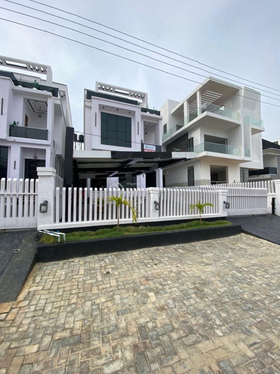 a Contemporary 5 Bedrooms Fully Detached Duplex with Bq, Megamound Estate Ikota -gated Estate, Ikota, Lekki, Lagos, Detached Duplex for Sale