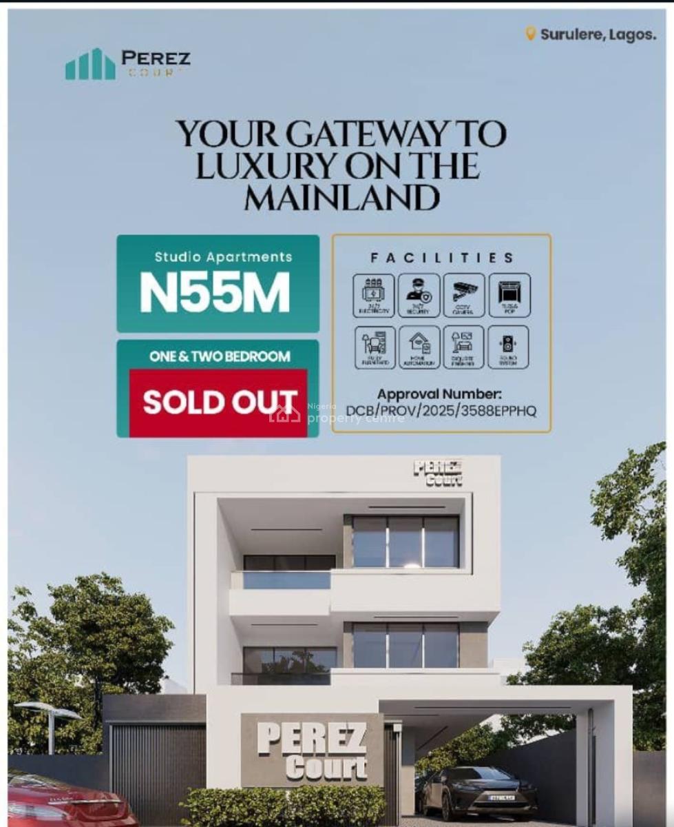 Prime Real Estate: Own The Best Studio Apartments in Surulere, Surulere, Lagos, Self Contain (single Rooms) for Sale