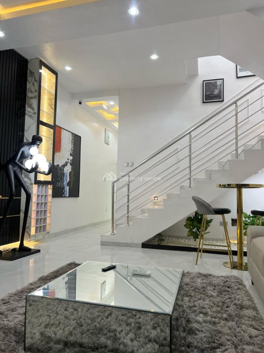 Fully Furnished 4 Bedroom Semi Detached Duplex, Chevron Alternative, Chevron, Lekki, Lagos, Semi-detached Duplex for Rent