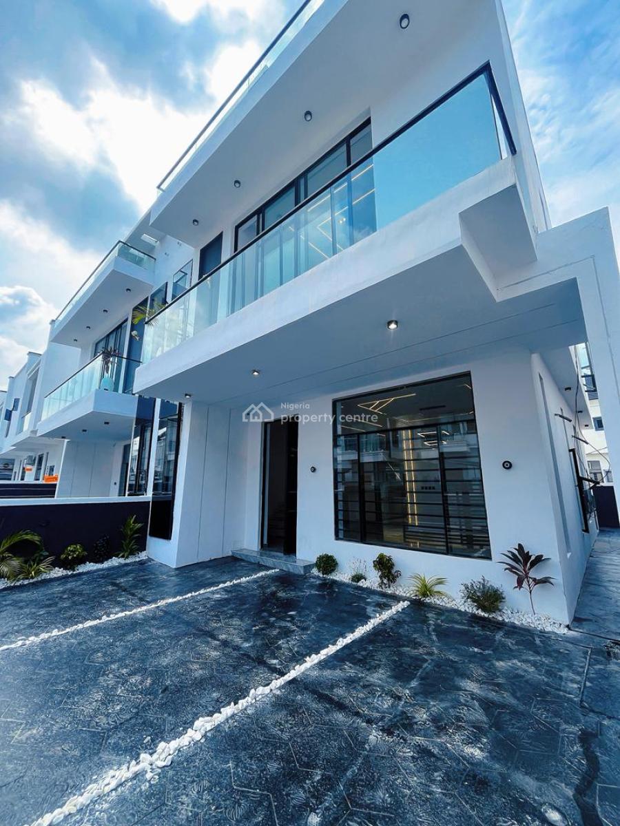 Most Affordable 4 Bedroom Semi Detached Duplex with Bq Suits for Inves, Ikota, Lekki, Lagos, Semi-detached Duplex for Sale