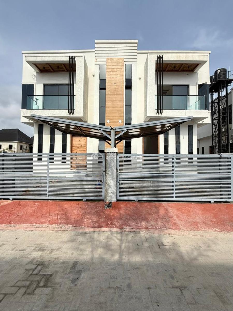 Affordable 4 Bedroom Semi Detached Duplex with Bq, Ikota, Lekki, Lagos, Semi-detached Duplex for Sale