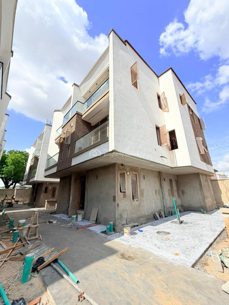 Newly Built 4 Bedroom Semi Detached Duplex Plus Bq, Stylishly Built Home with Bq in a Secured Estate, Adeniyi Jones, Ikeja, Lagos, Detached Duplex for Sale