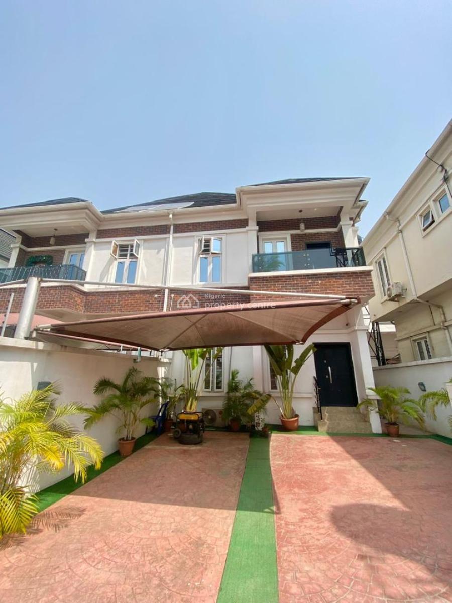 Luxury 4 Bedroom Fully Furnished Semi Detached Duplex, Agungi, Lekki, Lagos, Semi-detached Duplex for Rent