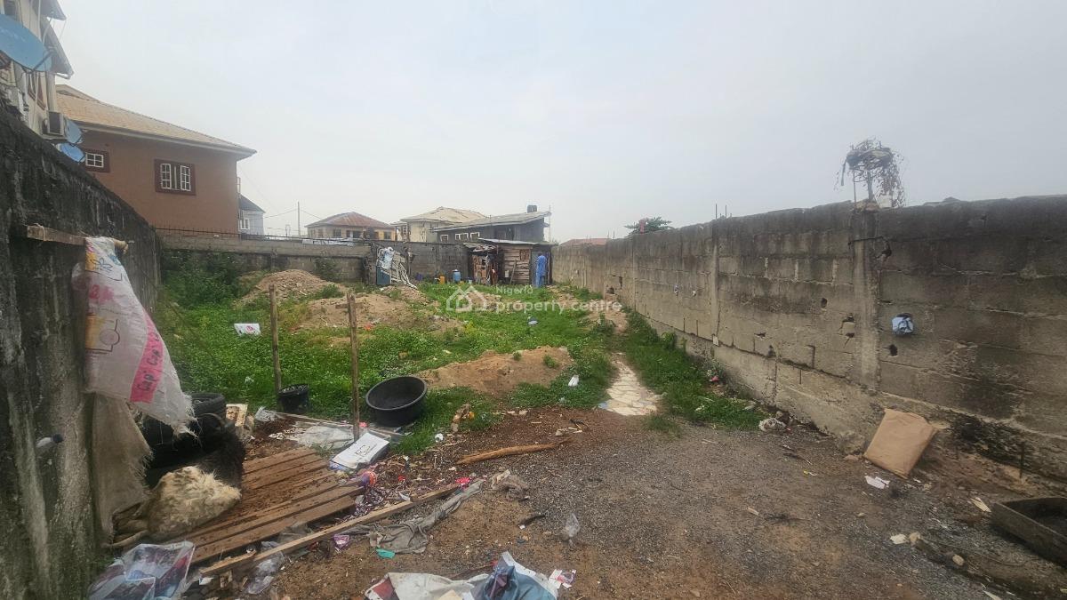 Well Located and Fenced Land Measuring 283sqm, Sholuyi, Ifako, Gbagada, Lagos, Residential Land for Sale