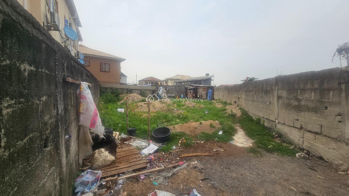 Well Located and Fenced Land Measuring 283sqm, Sholuyi, Ifako, Gbagada, Lagos, Residential Land for Sale