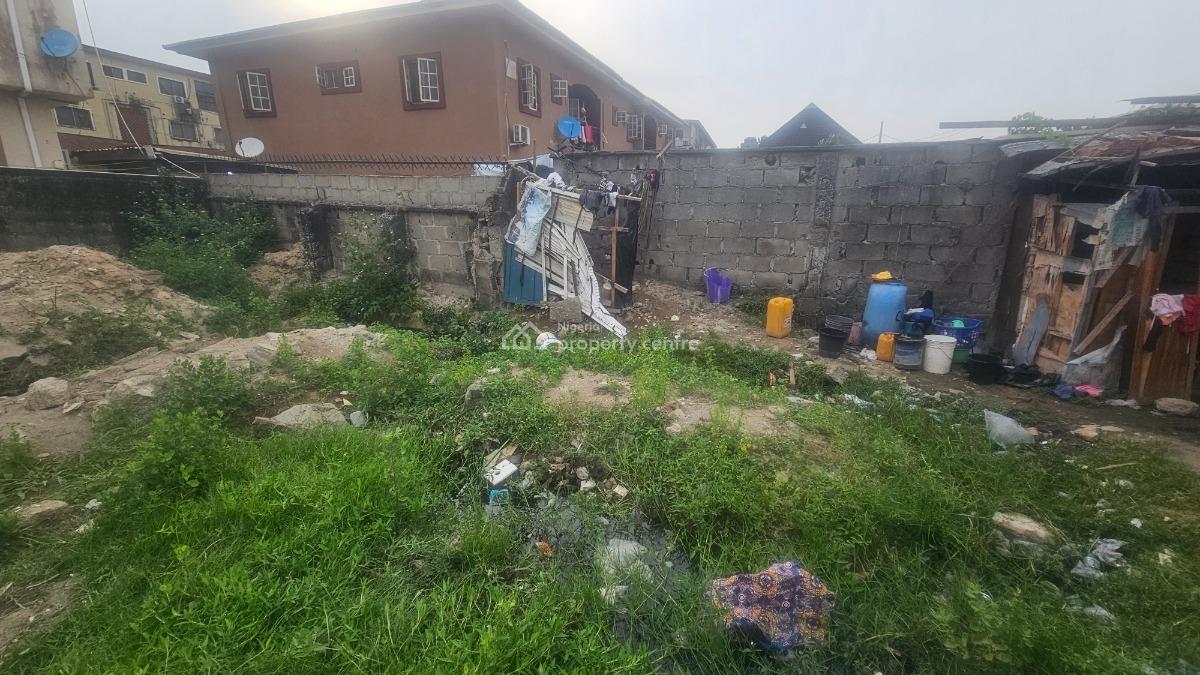 Well Located and Fenced Land Measuring 283sqm, Sholuyi, Ifako, Gbagada, Lagos, Residential Land for Sale