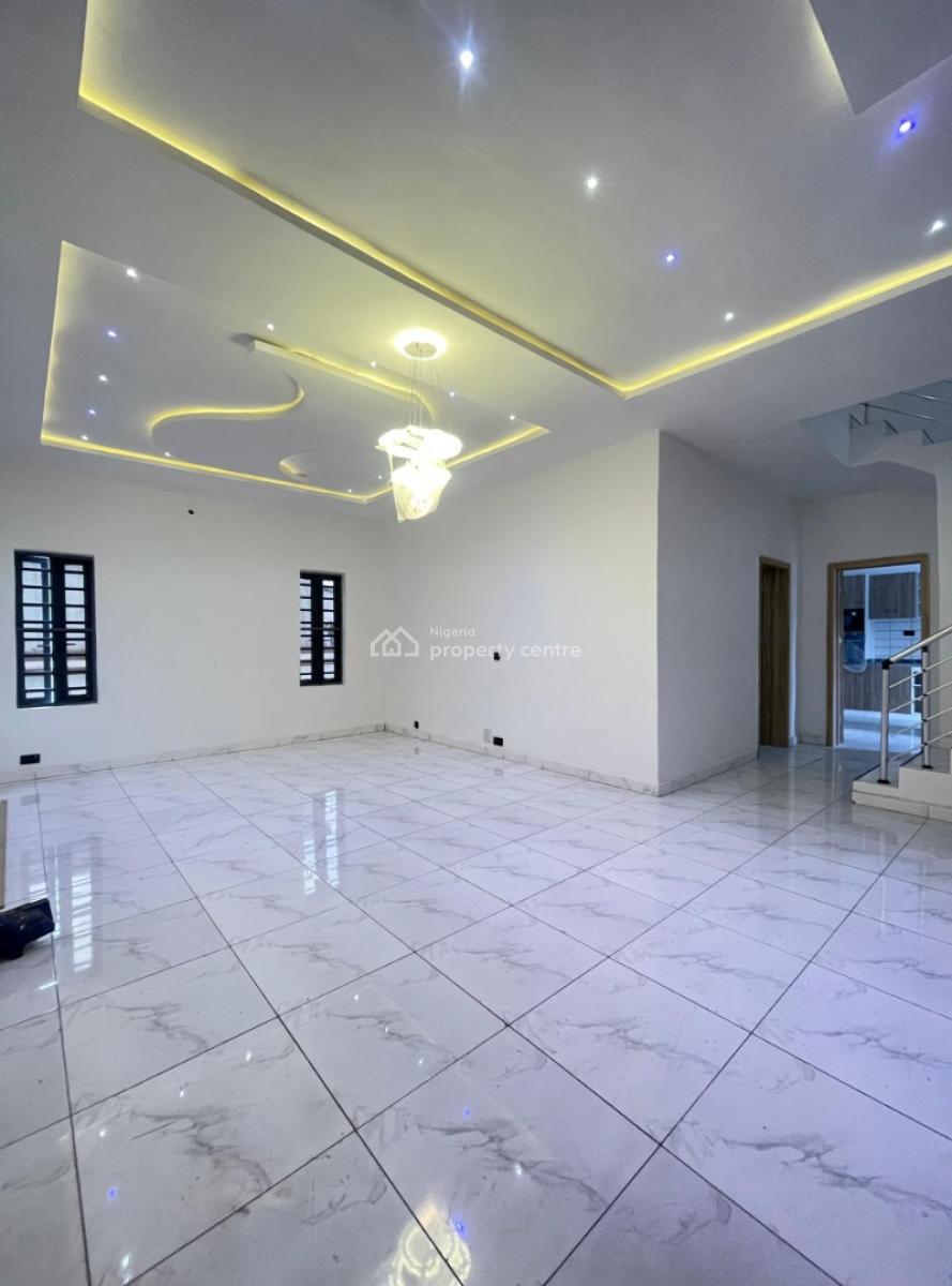 Gorgeous 5 Bedroom Fully Detached Duplex with Bq, Abijo, Lekki, Lagos, Detached Duplex for Sale