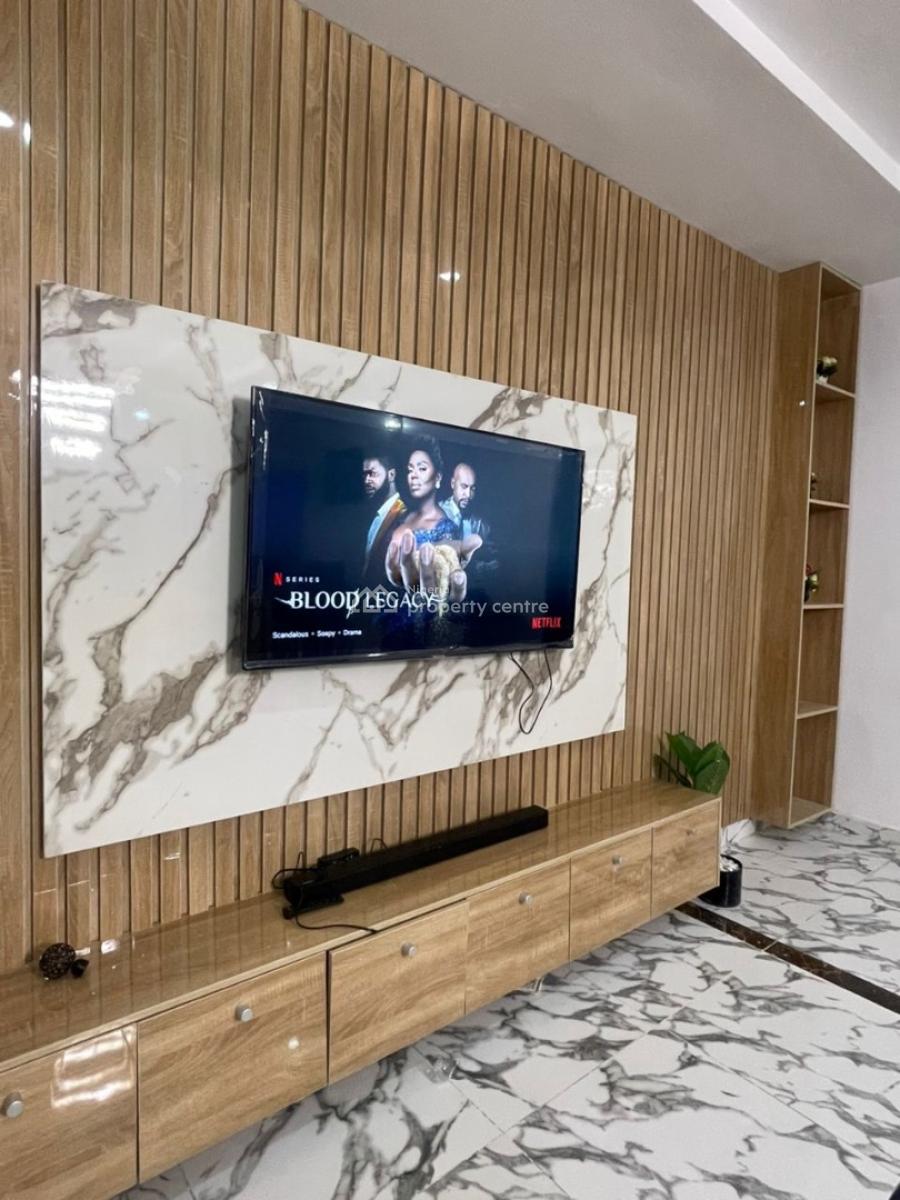 Superb 3 Bedroom Furnished Apartment, Sangotedo, Ajah, Lagos, Flat / Apartment for Rent