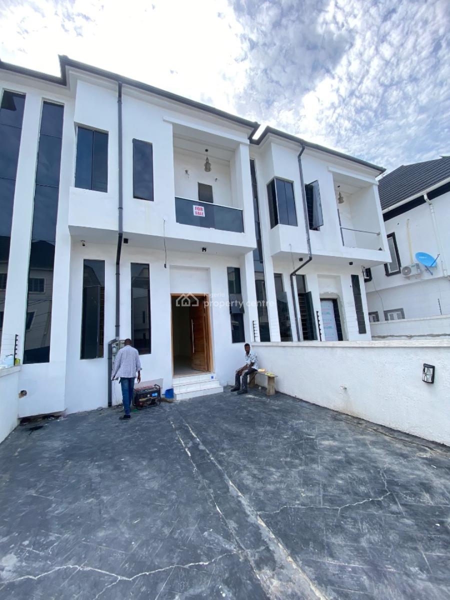 4bedroom Semi Detached Duplex in a Serene Neighborhood, Ikota, Lekki, Lagos, Semi-detached Duplex for Sale