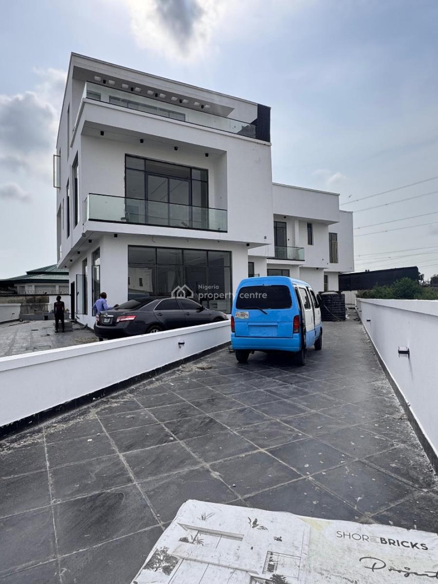 Contemporary 5 Bedroom Semi-detached Duplex, Royal Garden, Ajah, Lagos, Semi-detached Duplex for Sale