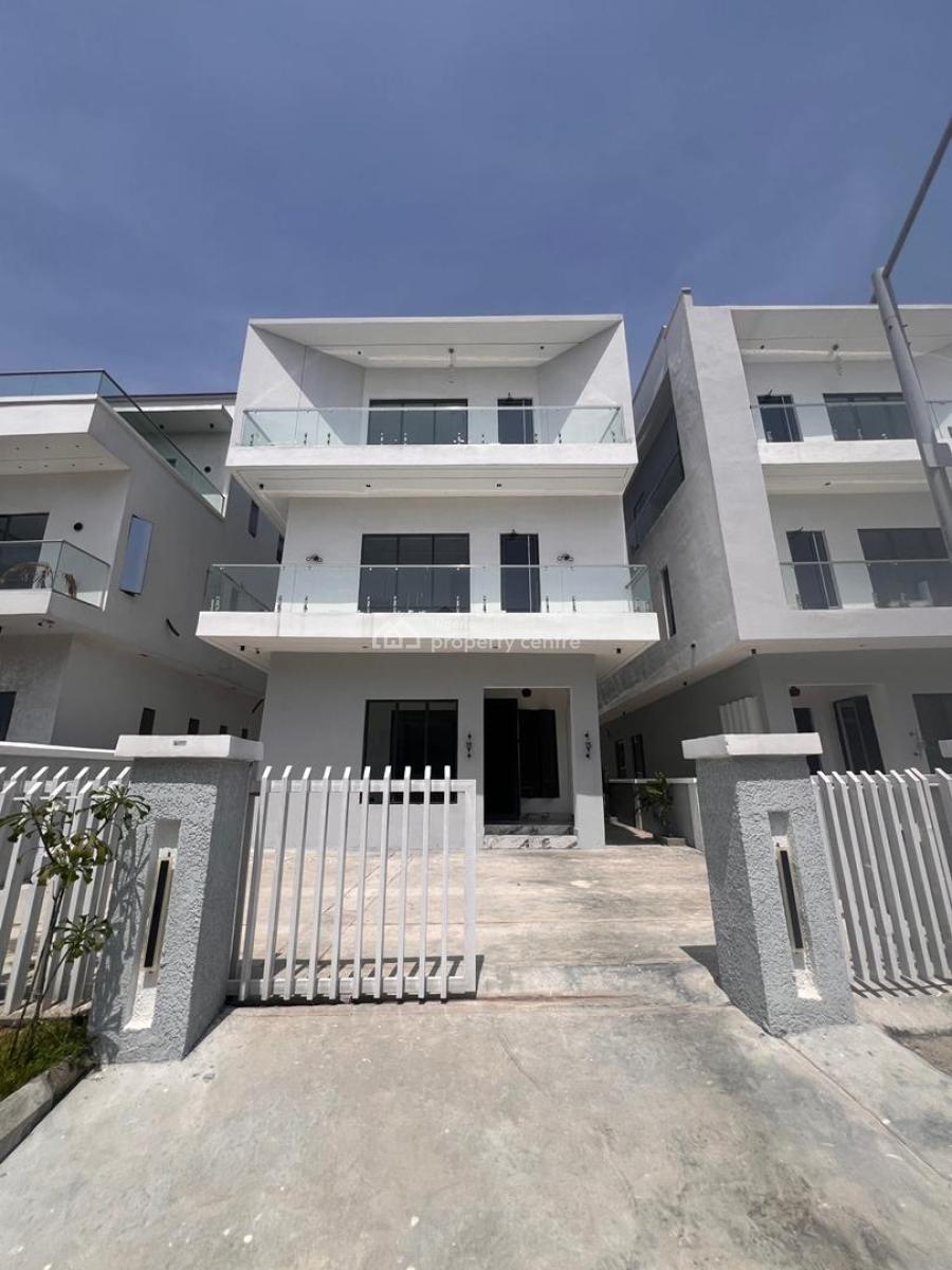 Luxury 5 Bedroom Fully Detached House with and Boys Quarters, Osapa, Lekki, Lagos, Detached Duplex for Sale