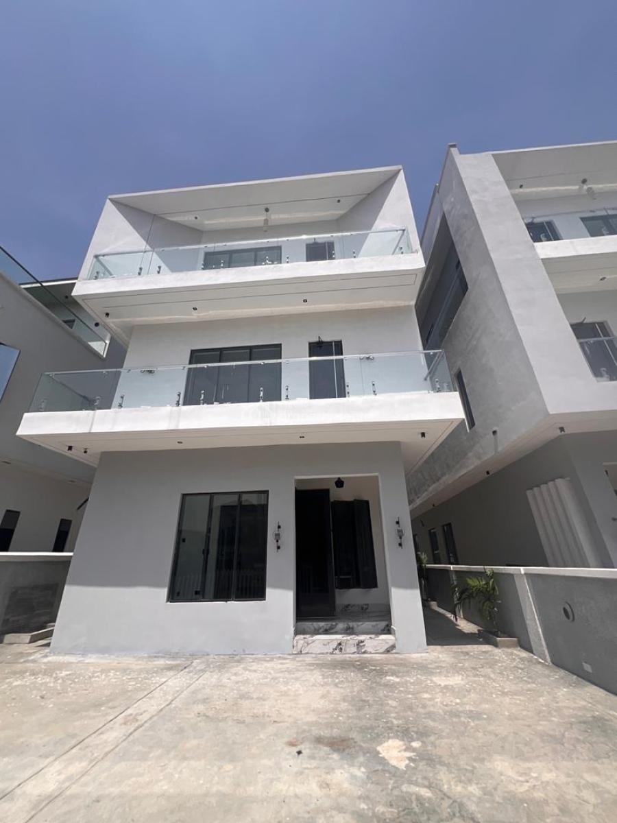 Luxury 5 Bedroom Fully Detached House with and Boys Quarters, Osapa, Lekki, Lagos, Detached Duplex for Sale