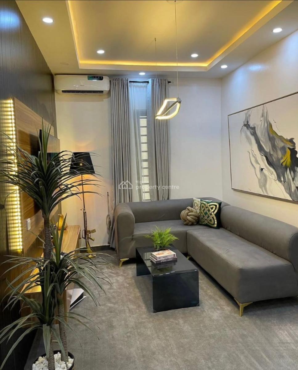 Luxury Furnished 4 Bedroom Semi Duplex with Excellent Facility, Chevron, Lekki, Lagos, Semi-detached Duplex for Rent