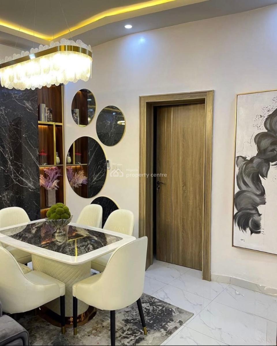 Luxury Furnished 4 Bedroom Semi Duplex with Excellent Facility, Chevron, Lekki, Lagos, Semi-detached Duplex for Rent