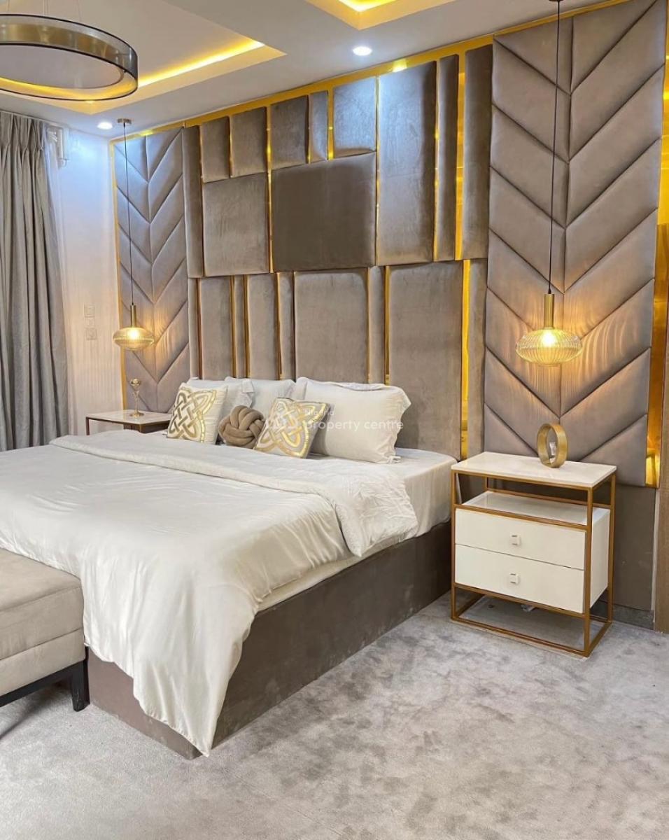 Luxury Furnished 4 Bedroom Semi Duplex with Excellent Facility, Chevron, Lekki, Lagos, Semi-detached Duplex for Rent