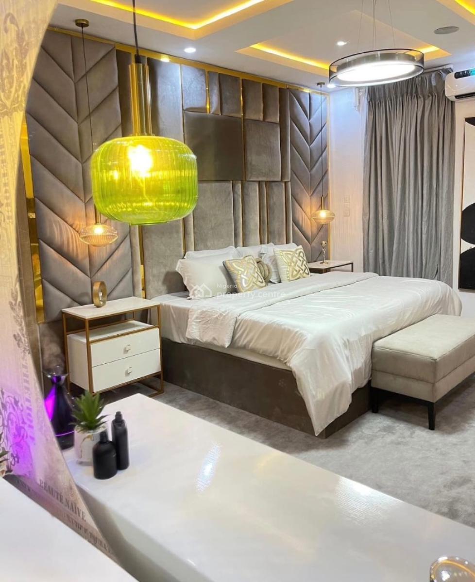 Luxury Furnished 4 Bedroom Semi Duplex with Excellent Facility, Chevron, Lekki, Lagos, Semi-detached Duplex for Rent