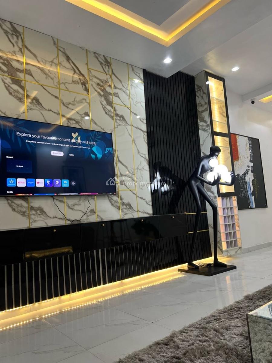 Luxury Funished 4 Bedroom Semi Detached Duplex, Chevron Alternative, Lekki Phase 2, Lekki, Lagos, Semi-detached Duplex for Rent