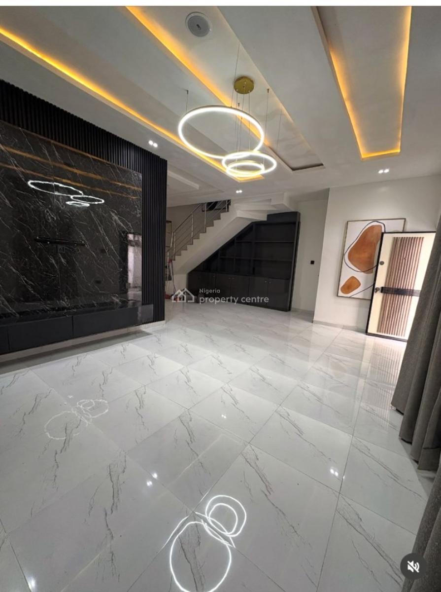 Luxury 4 Bedroom Semi Detached Duplex with Excellent Facility, Chevron, Lekki, Lagos, Semi-detached Duplex for Rent