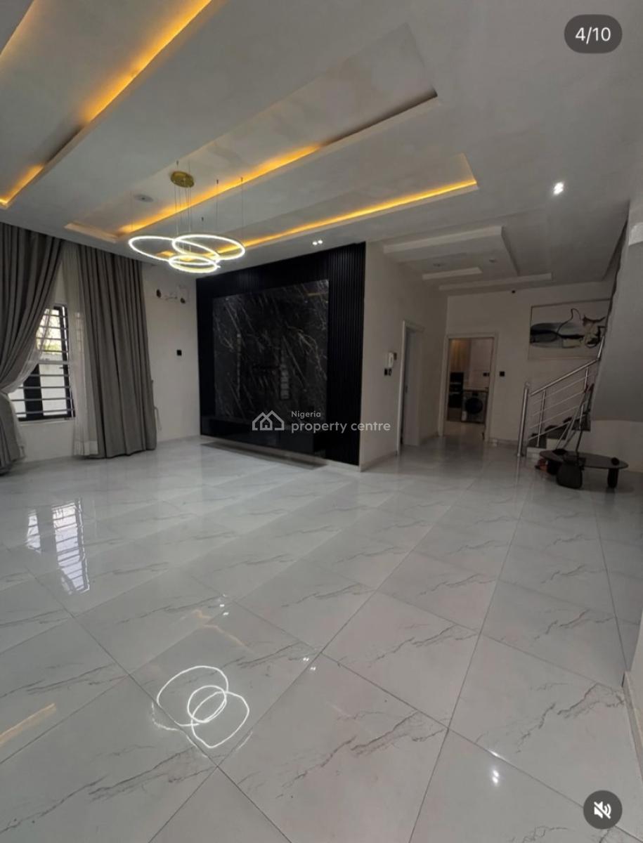 Luxury 4 Bedroom Semi Detached Duplex with Excellent Facility, Chevron, Lekki, Lagos, Semi-detached Duplex for Rent