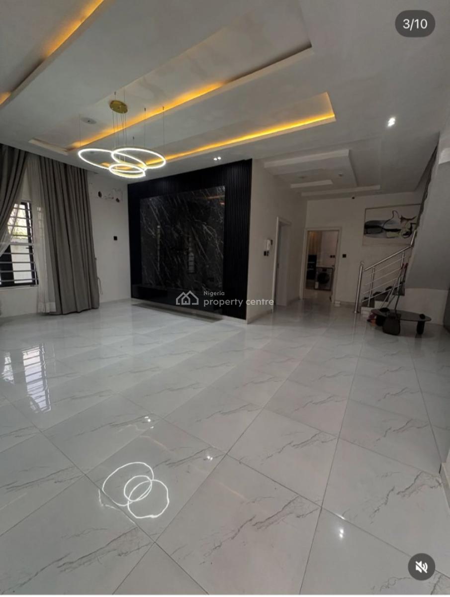 Luxury 4 Bedroom Semi Detached Duplex with Excellent Facility, Chevron, Lekki, Lagos, Semi-detached Duplex for Rent