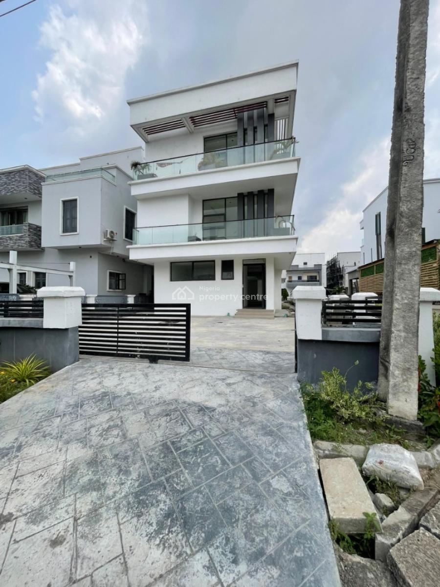 Excellent 5bedroom Duplex with a Bq,cinema,, Osapa, Lekki, Lagos, Detached Duplex for Sale