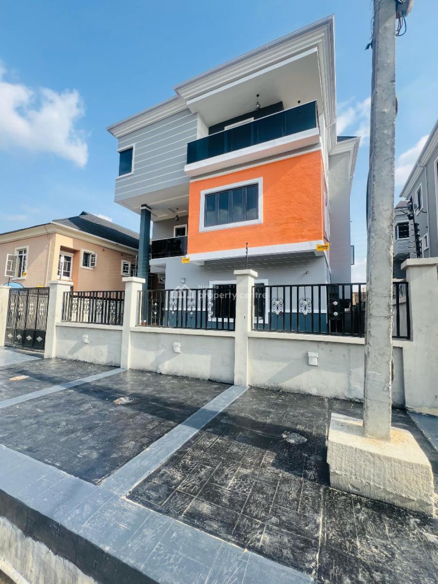 Breathtaking 5 Bedroom Fully Detached Duplex Plus Study Room and Bq, Magodo, Lagos, Detached Duplex for Sale