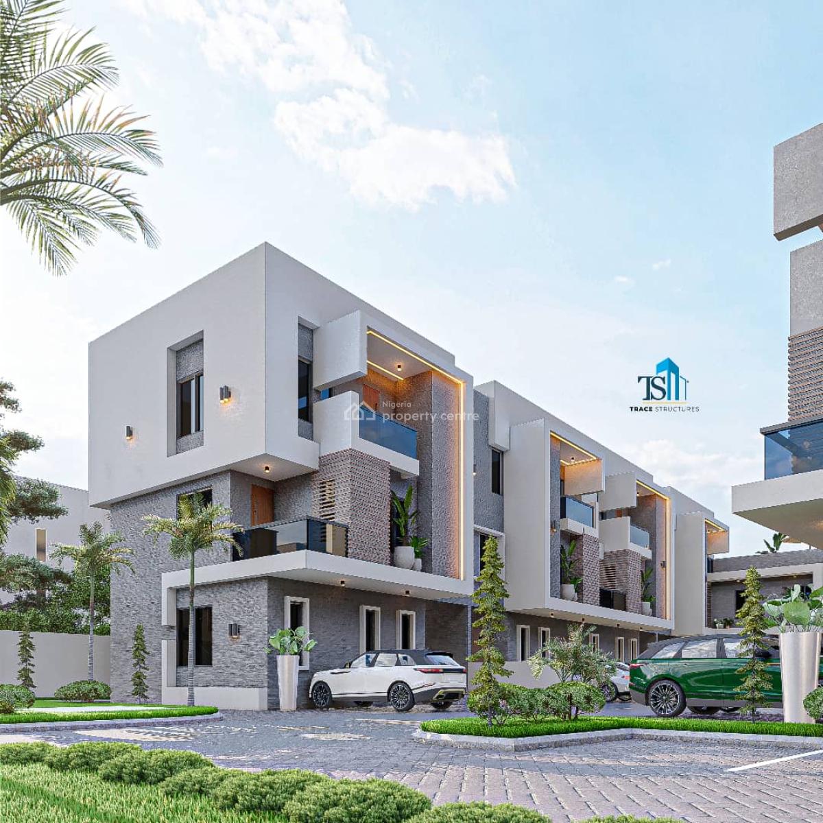 Luxury 4 Bedroom Terrace Duplex with Bq at Dpc Level, Opp. Magistrate Court Main Lifecamp, Life Camp, Abuja, Terraced Duplex for Sale