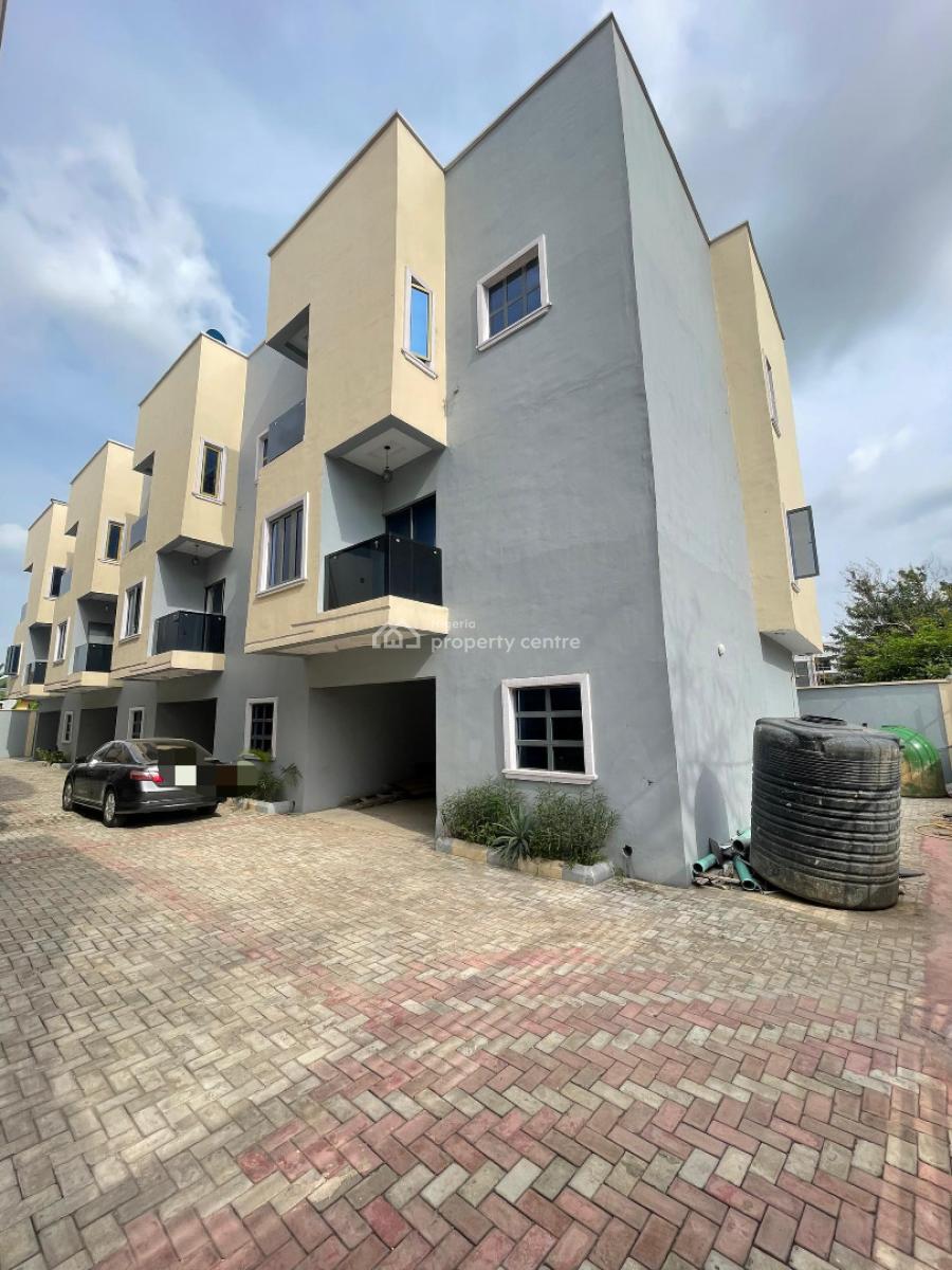 Elegant 3 Bedroom Terrace Duplex Plus Garage with a Room Bq, Yaba, Lagos, Terraced Duplex for Sale