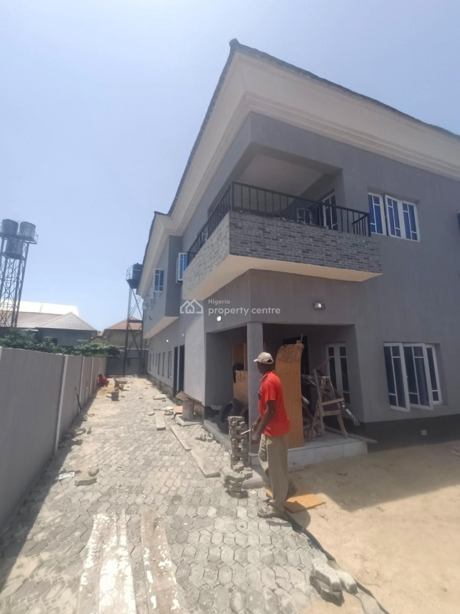 Luxury Spacious 3 Bedroom Flat Upstairs, Lagoon View Estate,opposite Catholic Church, Ado, Ajah, Lagos, House for Rent