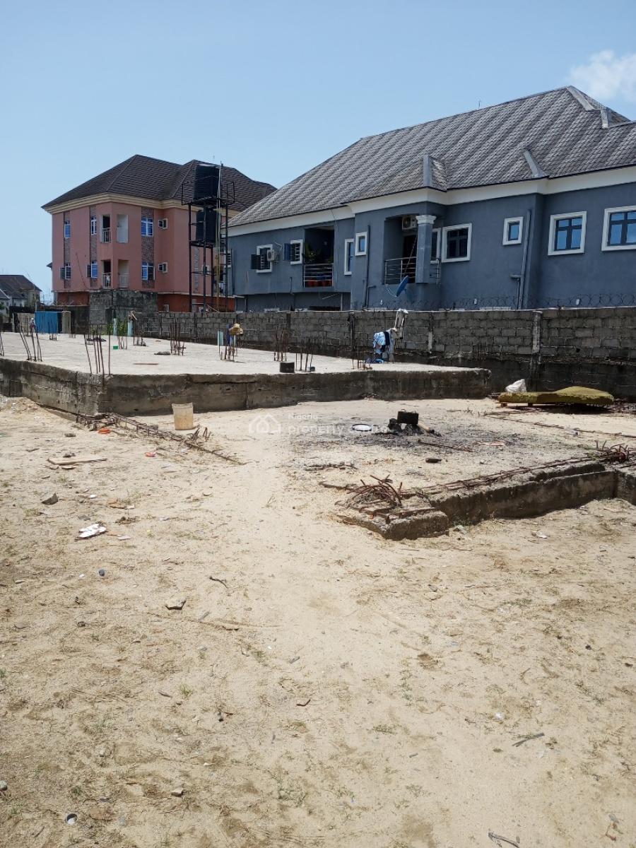 a Well Shaped and Fenced and Gated Plot of Land, Miracle Zone Tera Peace, Sangotedo, Ajah, Lagos, Residential Land for Sale