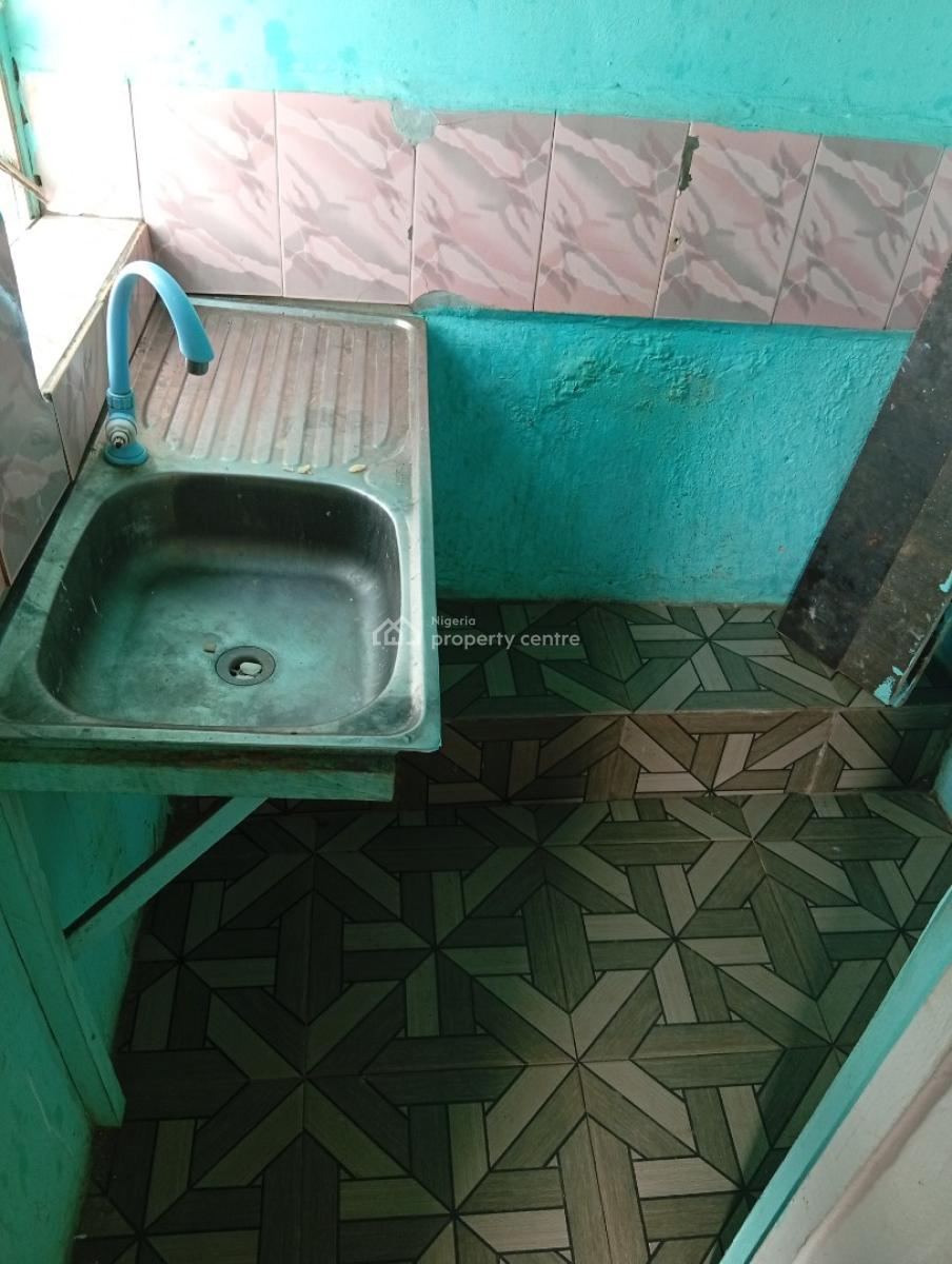 Service Upstairs Room Self Contain with Separate Staircase, Wardrobe, Off Jonathan Coker Road, Fagba, Agege, Lagos, Self Contain (single Rooms) for Rent