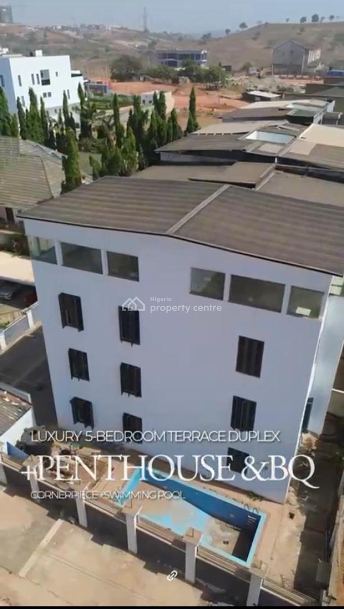 a Luxury 5 Bedroom Terrace Duplex with Excellent Facilities, Asokoro District, Abuja, Terraced Duplex for Sale