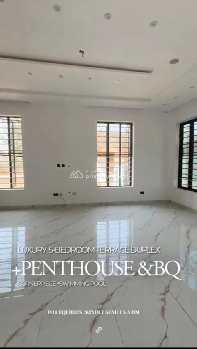 a Luxury 5 Bedroom Terrace Duplex with Excellent Facilities, Asokoro District, Abuja, Terraced Duplex for Sale