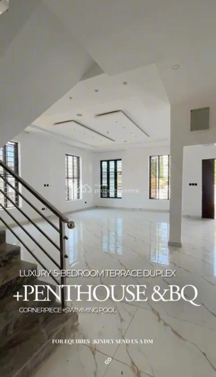 a Luxury 5 Bedroom Terrace Duplex with Excellent Facilities, Asokoro District, Abuja, Terraced Duplex for Sale