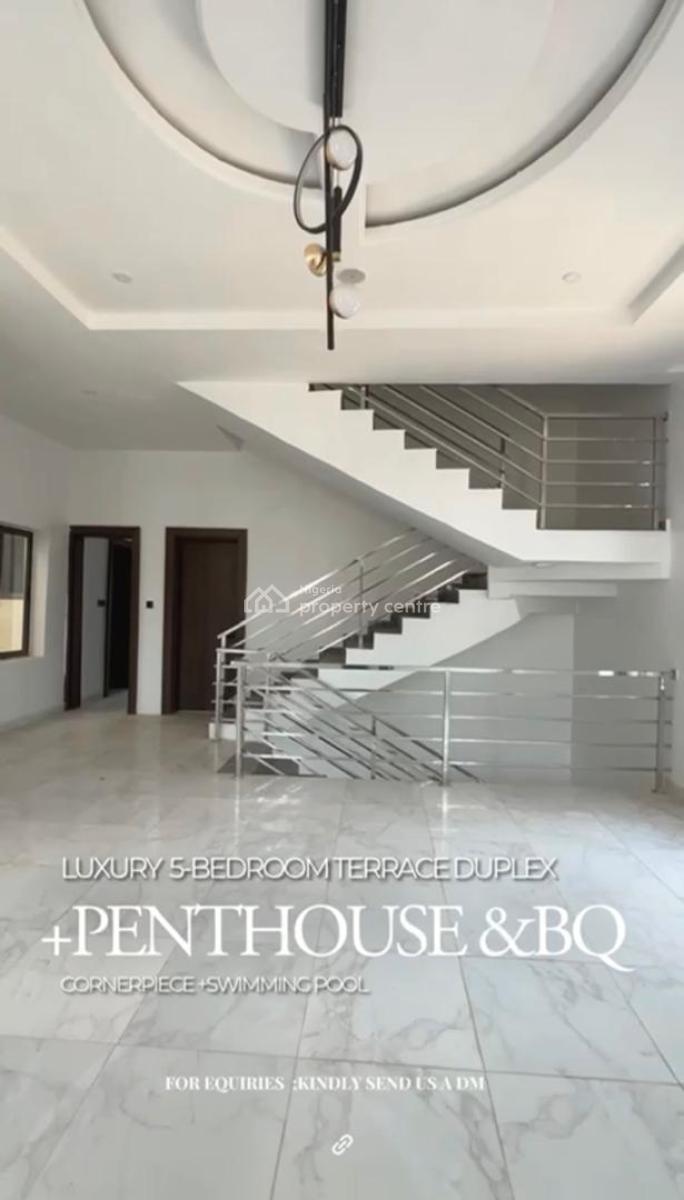 a Luxury 5 Bedroom Terrace Duplex with Excellent Facilities, Asokoro District, Abuja, Terraced Duplex for Sale